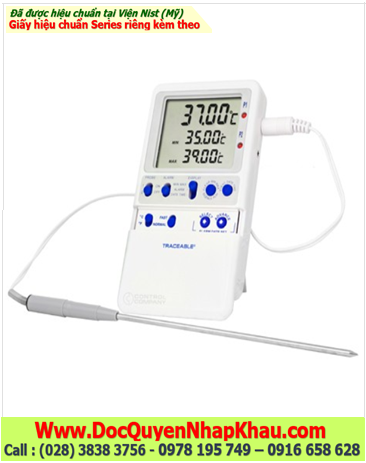 Nhiệt kế 0°C-25°C-37°C, 4244 Extreme-Accuracy Traceable® Thermometer